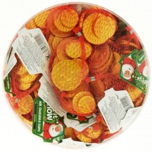 Let It Snow Milk Chocolate Coins 60 X 25g Suitable Vegetarian Let It Snow Milk Chocolate Coins 60 X 25g Suitable Vegetarian